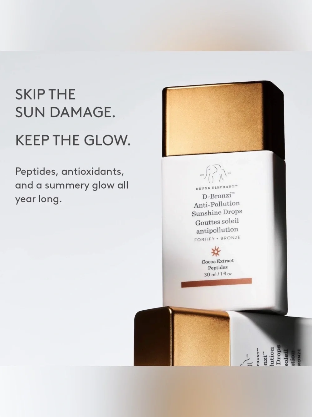 Drunk Elephant Bronzing Drops D-Bronzi Sunshine Drops *New without box*